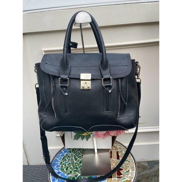 3.1 Philip Lim black Pashli Medium Satchel $895.00( 300 - Picture 1 of 1